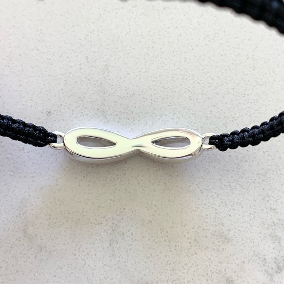 Touchstone Crystal Infinity Woven Bracelet - Picture 4 of 7